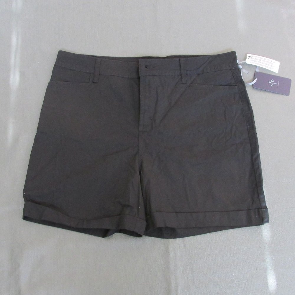 Not Your Daughter's Jeans Black Cuffed Shorts